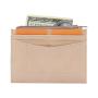 Custom lizard pattern leather card holder new design zipper card wallet for men and women rfid