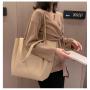 Hot Sale Woman Soft PU Leather Tote Bags Handbag Lady Autumn & Winter Fashion Large Capacity Useful Shoulder Bag