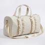 Wholesale Custom Large Capacity Weekend Travel Bag Gym Women Sports Bag Cute Lace Gingham Duffel Bags