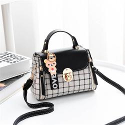 Private label trapezoid envelope shoulder fashion tote handbag design latest office tote bag leather bag handbags for women