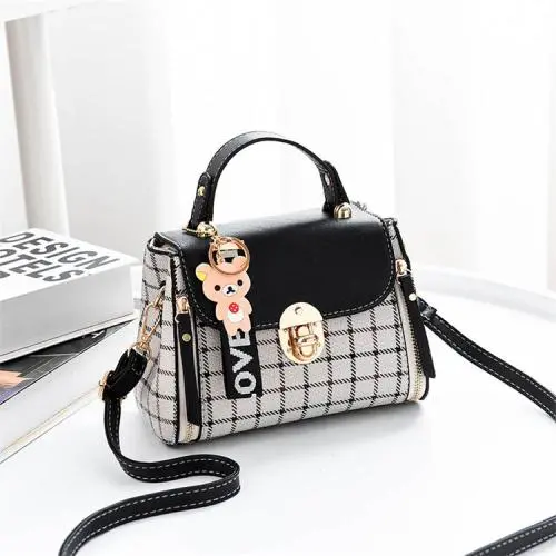 Private label trapezoid envelope shoulder fashion tote handbag design latest office tote bag leather bag handbags for women