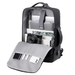 Custom Logo Water Resistant Anti Theft Slim Durable Smart Business Travel Laptops Backpack with USB mochila
