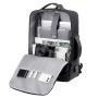 Custom Logo Water Resistant Anti Theft Slim Durable Smart Business Travel Laptops Backpack with USB mochila