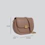 2024 Fashion Affordable Luxury PU Leather Bags Half Moon Purse and Handbag Shoulder Sling Bag Saddle Bag For Women