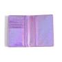 KHF003 2023 Laser Sequins PU Passport Bag Money Holder Multifunctional ID Bag Creative Fresh Passport Bag