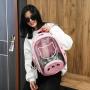KBW041 2023 Top Selling Motorcycle Pet Transparent Cat Bag Portable Foldable Space Capsule Backpack Cat Bag Pet Backpack