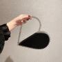 CCF647 High End Evening Messenger Clutch Bag PU Diamonds Love Heart Evening Bags Luxury Handbags For Party  Clutch Purses