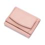 Japan Style Ladies Coin Wallet Custom Rfid Protection Full Grain Leather Minimalist Trifold Wallet