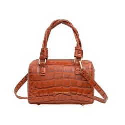 2024 new snakeskin pattern crocodile leather women's shoulder bag fashion simple crossbody bag