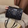 KBW277  Hot Sale PU Professional Black Leather Chain Women Shoulder Crossbody Bags Luxury Handbag For Ladies Famous Brands