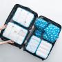 Custom Logo 8 Pcs/set Luggage Storage Bag Travel Clothes Bags Packing Cubes Travel Luggage Sets For Women Men