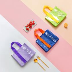 Gelory Waterproof thickened insulation bag portable Oxford cloth PU picnic bag lunch box bag