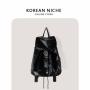 Wholesale Customization PU Leather Fashion Simple Style Water Proof Ladies Women's backpack Shoulder Bags