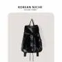 Wholesale Customization PU Leather Fashion Simple Style Water Proof Ladies Women's backpack Shoulder Bags