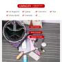 Realer Women Backpack Schoolbag for Teenage Girls Luminous Geometric Backpack Shoulder Bags Large Capacity for Travel Female