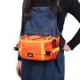 CHANGRONG Custom lightweight color block outdoor hiking fanny pack belt bag