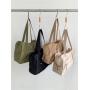 2024 new casual multi-pocket large capacity South Korean Tote bag girl class nylon single shoulder bag