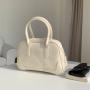 New Korean Fashion Trend Solid Color Small Bag High PU Leather Ladies Handbag Large Capacity Boston Womens Square Tote Hand Bag