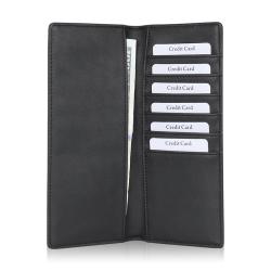 Manufacturer Customized Material Texture Personalized Wallet Pu Genuine Leather Long Bifold Men Wallet