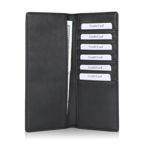 Manufacturer Customized Material Texture Personalized Wallet Pu Genuine Leather Long Bifold Men Wallet