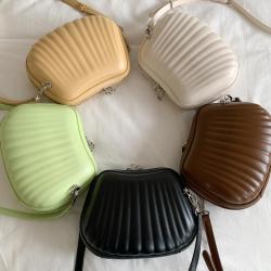 Spring New Design Pu Shoulder Bag Fashion Lady versatile casual bag Shell pu leather Sling crossbody Bag for women