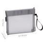 Gelory Portable Travel Toiletry Pouch Nylon Mesh Cosmetic Makeup Organizer Bag with Zipper