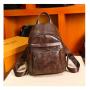 2023 New Women's Backpack Korean Soft Leather Versatile Fashion Retro Casual Large Capacity Travel Backpack
