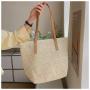 Minimalist big totes shoulder bags women straw woven handbags ladies luxury handbags for women luxury summer beach tote bags