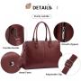 LOVEVOOK Factory Wholesale high quality Custom Large Capacity Popular PU Hand Bag Bags Handbag 15.6 LAPTOP Tote Women's Tote Bag