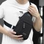 KBW590 Hot Selling Chest Bag Men New USB Shoulder Bag Sports Travel Crossbody Bag Leisure Solid Color Oxford Cloth Satchel