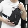 KBW590 Hot Selling Chest Bag Men New USB Shoulder Bag Sports Travel Crossbody Bag Leisure Solid Color Oxford Cloth Satchel