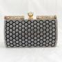 European and American Dinner Bag Women's Fashion Large Capacity One Shoulder Evening Bag Rhinestone Hand Dress Cheongsam Dinner