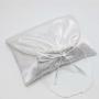 Custom Embroidery Logo Recycled Polyethylene Satin Dust Clothes Packaging Envelope Pouch Drawstring Cloth Storage Silk Satin Bag