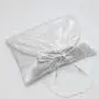 Custom Embroidery Logo Recycled Polyethylene Satin Dust Clothes Packaging Envelope Pouch Drawstring Cloth Storage Silk Satin Bag