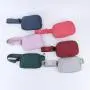 New Stock Wholesale Girls Running Sports Waist Pack Adjustable Belt Strap Zipper Waterproof Nylon Waist Bag