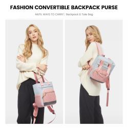 LOVEVOOK 11 in High Quality Small Backpack Cute Backpack Purse for School Work Travel Convertible Mini Backpack Bag for Women