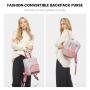 LOVEVOOK 11 in High Quality Small Backpack Cute Backpack Purse for School Work Travel Convertible Mini Backpack Bag for Women