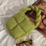 OEM ODM 2024 China Bolsas Winter Shoulder Bags Factory Women Hand Bag Ladies Grid Quilted Handbags Custom Trendy Purses