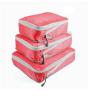 Multicolor Compression Packing Cubes Travel Expandable Packing Organizers 3 pcs Set