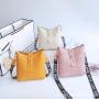 Crocodile patterned bucket bag women messenger bags 2024 new Korean fashion trendy shoulder crossbody bag for women