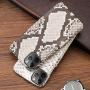 New Arrival Natural Color Genuine Snake Skin Mobile Phone Case Back Cover For Iphone 7 8 11 12 13 14 Pro Max Series