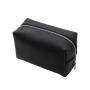 Wholesale cosmetic bags luxury soft leather travel make up bag with custom logo