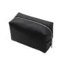 Wholesale cosmetic bags luxury soft leather travel make up bag with custom logo