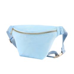 Durable Trendy Waterproof Nylon Cellphone Travel Belt Bum Bags Plain Fanny Pack Crossbody Mens Chest Bag Kids Waist Packs