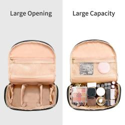 Large Beauty Makeup Bag Travel Cosmetic Bags Cases Waterproof Nylon Durable Pouch  Make Up Open Bag Packaging For Cosmetic