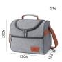 Printed Oxford waterproof large capacity crossbody bento bag portable lunch bag Peva Cooler Bag