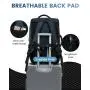 LOVEVOOK Expandable Backpack with Shoe Bag Waterproof large capacity Bag carryon luggage Airline Approved Men Travel Duffle Bags