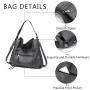 REALER New style PU Leather women's Shoulder Bag Large Capacity Crossbody Bags with Tassel Customize women ladies Hobo Handbags