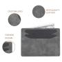 New Business Credit Id Leather Card Holder Wallet Customized Material Logo For Multiple Card Slots Design PU Leather Card Case