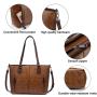 custom LOVEVOOK large handbags women designer vintage Totes shoulder bags for ladies 13.3 inch laptop hand bags